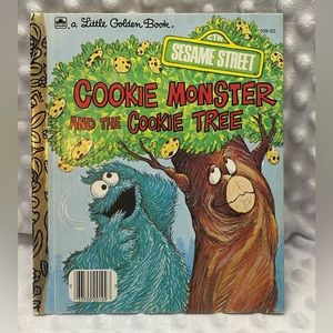 Vintage 1977 “Cookie Monster and the Cookie Tree” Little Golden Book